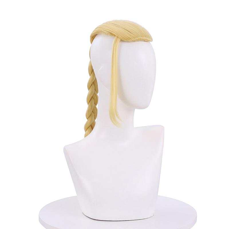 Tokyo Revengers Ryuuguuji Ken Blond Long Braid Cosplay Wig - 45cm Synthetic Hair
