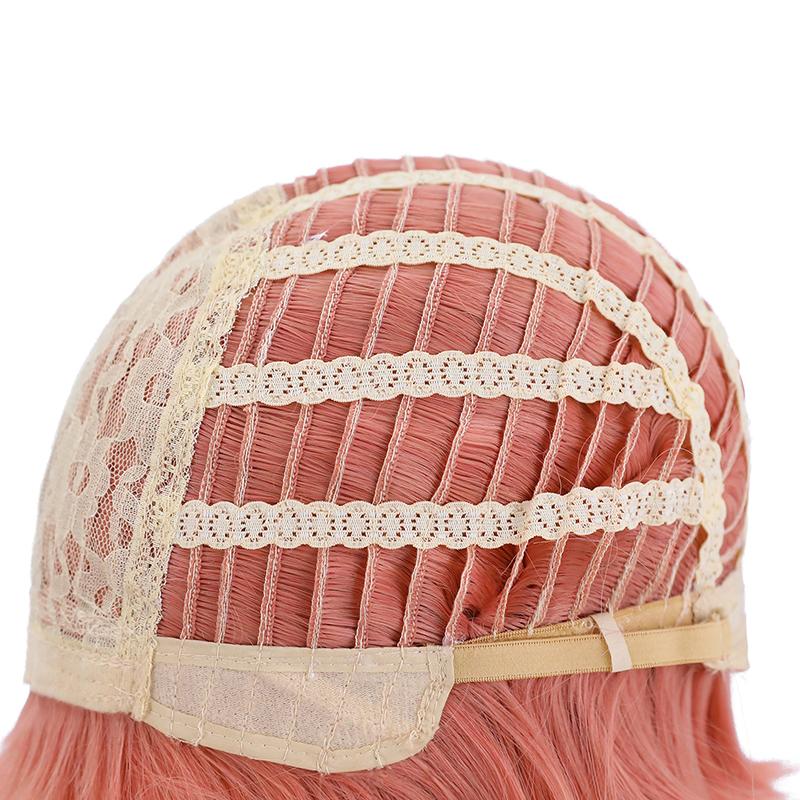 Tokyo Revengers Tachibana Hinata Orange Pink Straight Cosplay Wig - Synthetic Hair