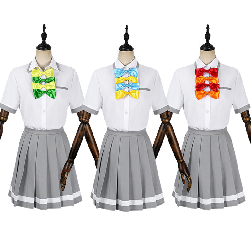 Too Many Losing Heroines Yanami Anna Komari Chika Yakishio Remon JK School Girl Uniform Cosplay Costume Set