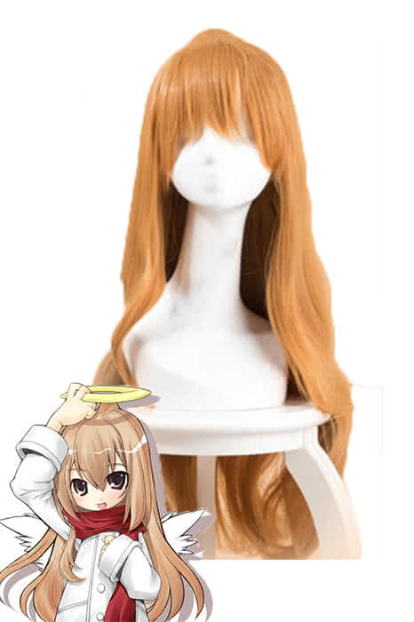 Toradora! Aisaka Taiga Blonde Long Curly Cosplay Wig - Tiger and Dragon Anime Hair