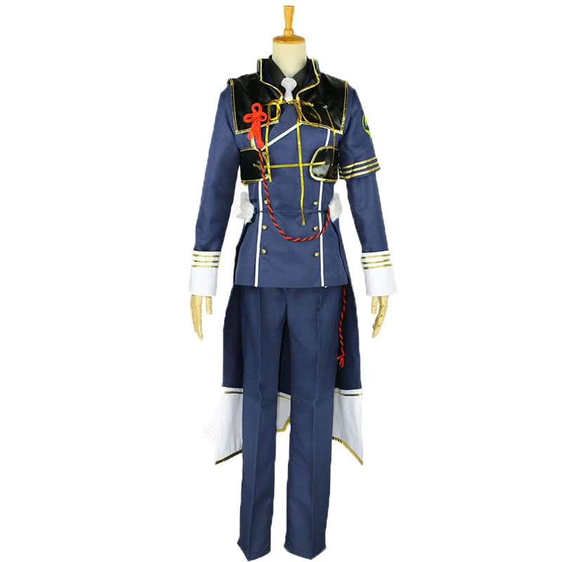 Touken Ranbu Nakigitsune Military Uniform Costume - Game Cosplay Set