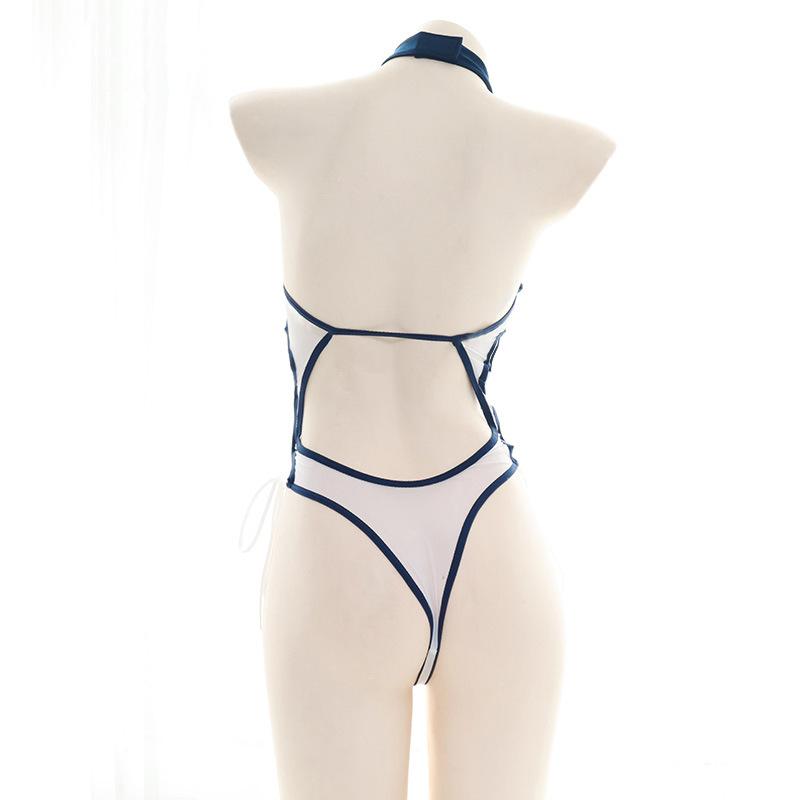 Vintage Skirt Translucent Japanese Bodysuit - Sexy Cosplay Costume