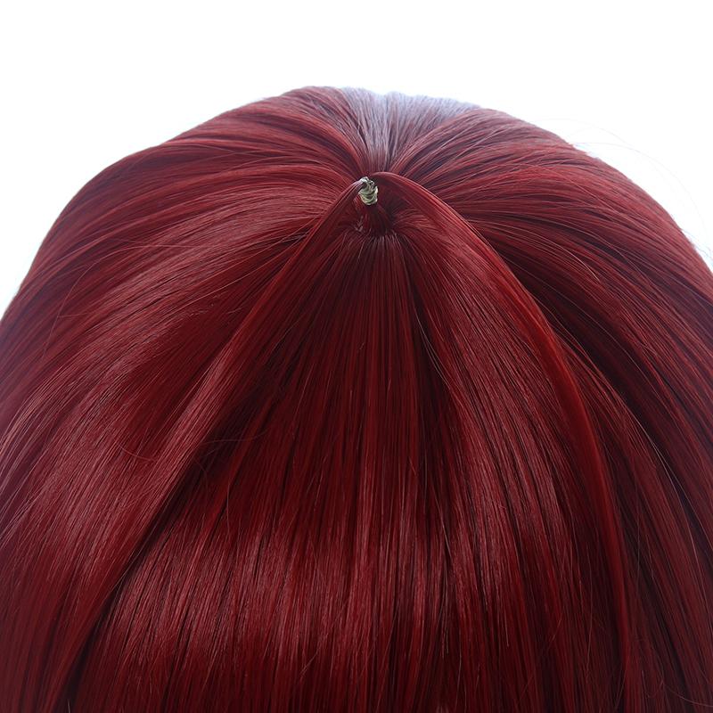 Vintage Skirt Riddle Rosehearts Brownish Red Wig - Twisted Wonderland Short Cosplay