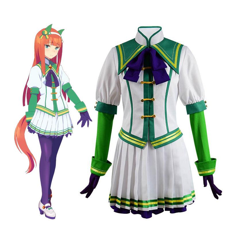 Vintage Skirt Silence Suzuka Uniform - Uma Musume Pretty Derby Cosplay
