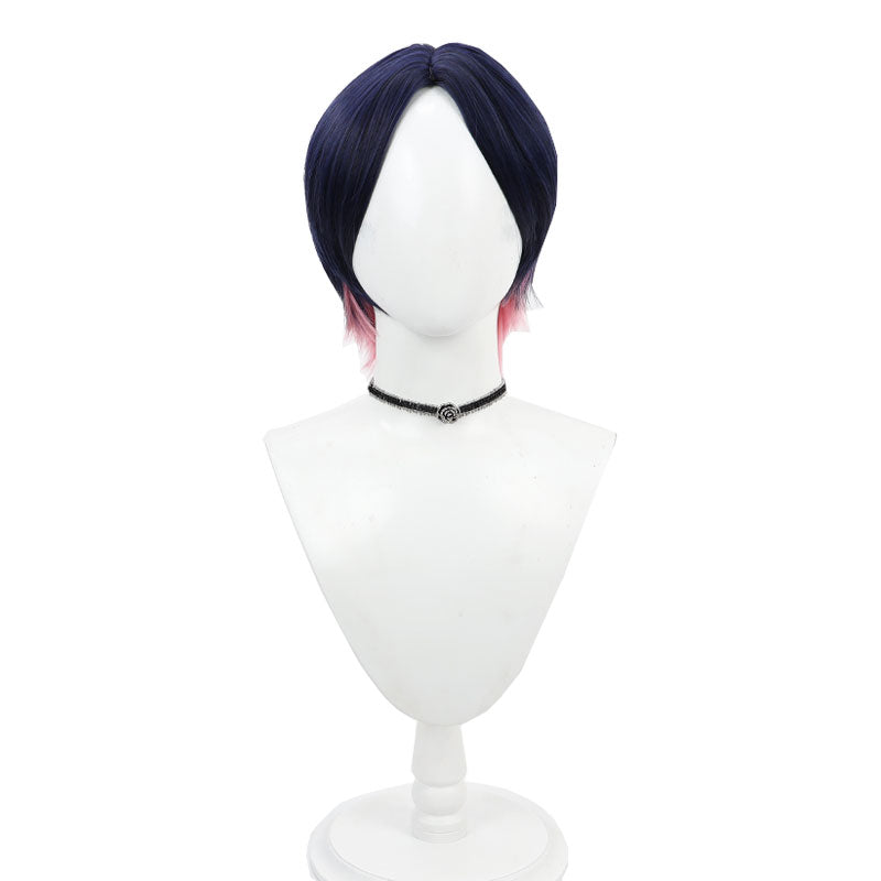Vintage Skirt Clove Blue Mixed Pink Wig - Valorant Cosplay
