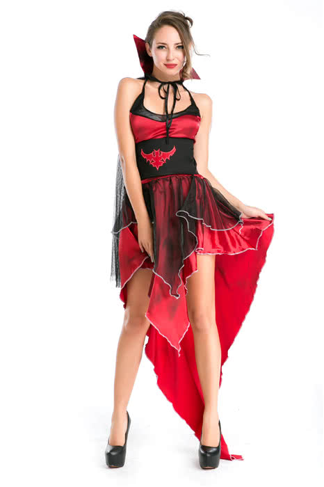 Rolecos Vampire Red Dress - Halloween Costume