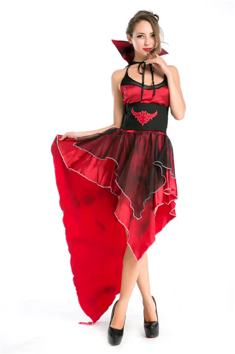 Rolecos Vampire Red Dress - Halloween Costume
