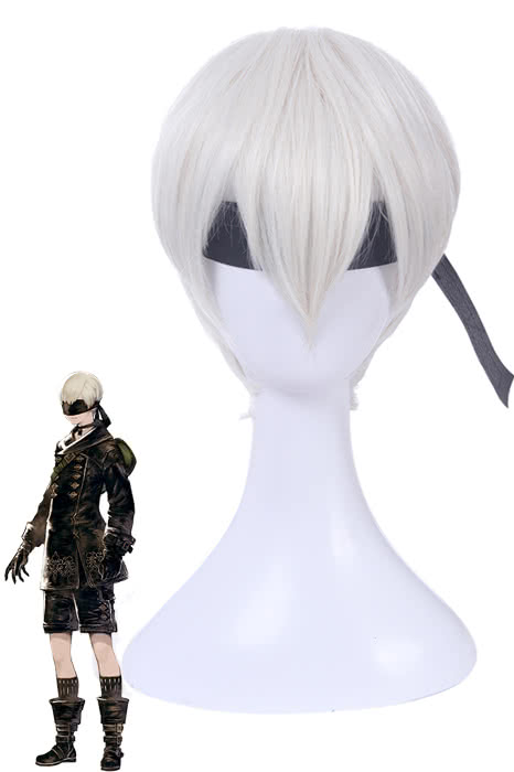 Vintage Skirt YoRHa No.9 Type S Wig - Nier Mechanical Era Game