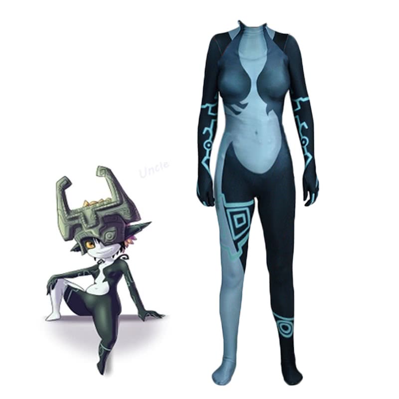Vintage Skirt TLOZ Midna Tights - Video Game Cosplay Costume