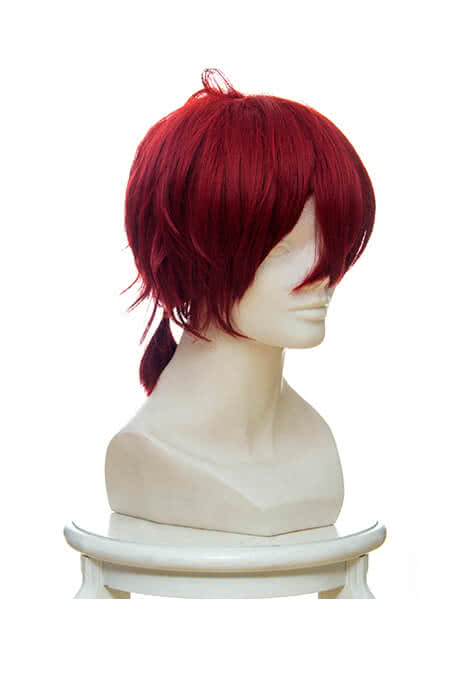 Claudia Hoggins Wine Red Short Straight Wig - Violet Evergarden Cosplay Wig 40cm