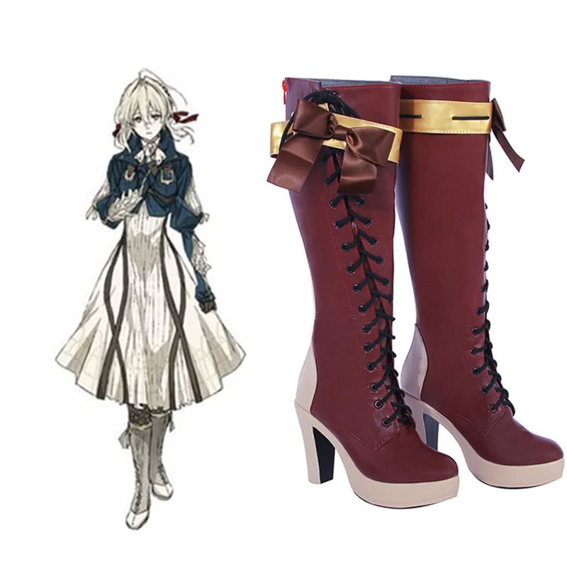 Violet Evergarden Evergarden Violet Anime Cosplay shoes