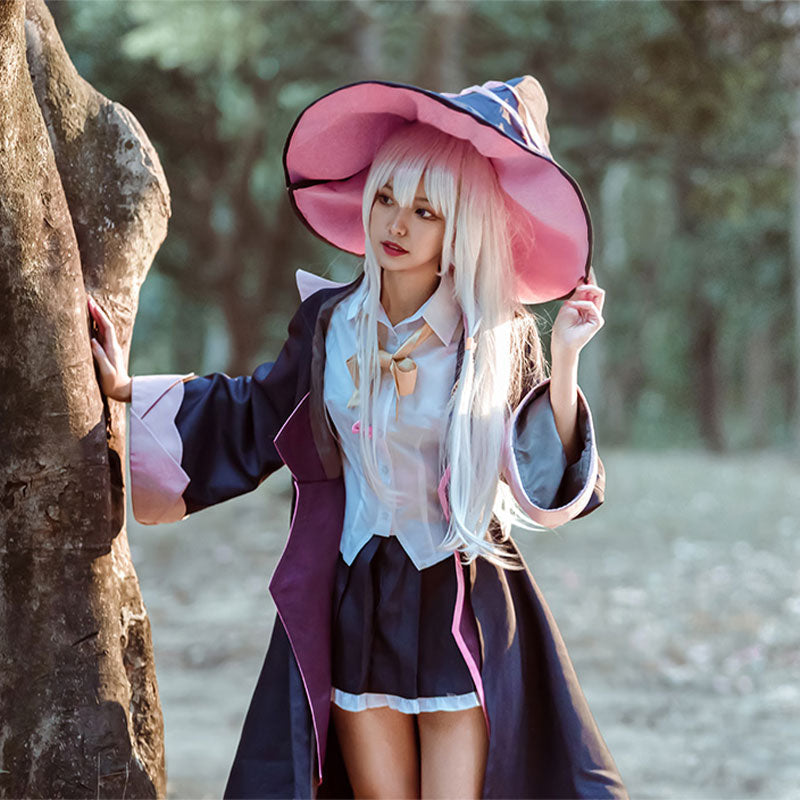 Elaina Satin Cosplay Costume Set - Wandering Witch: The Journey of Elaina Outfit