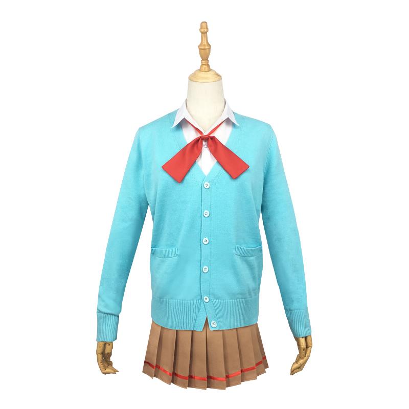 Furuhashi Fumino School Uniform Cosplay Costume - We Never Learn!: Bokuben Outfit Set