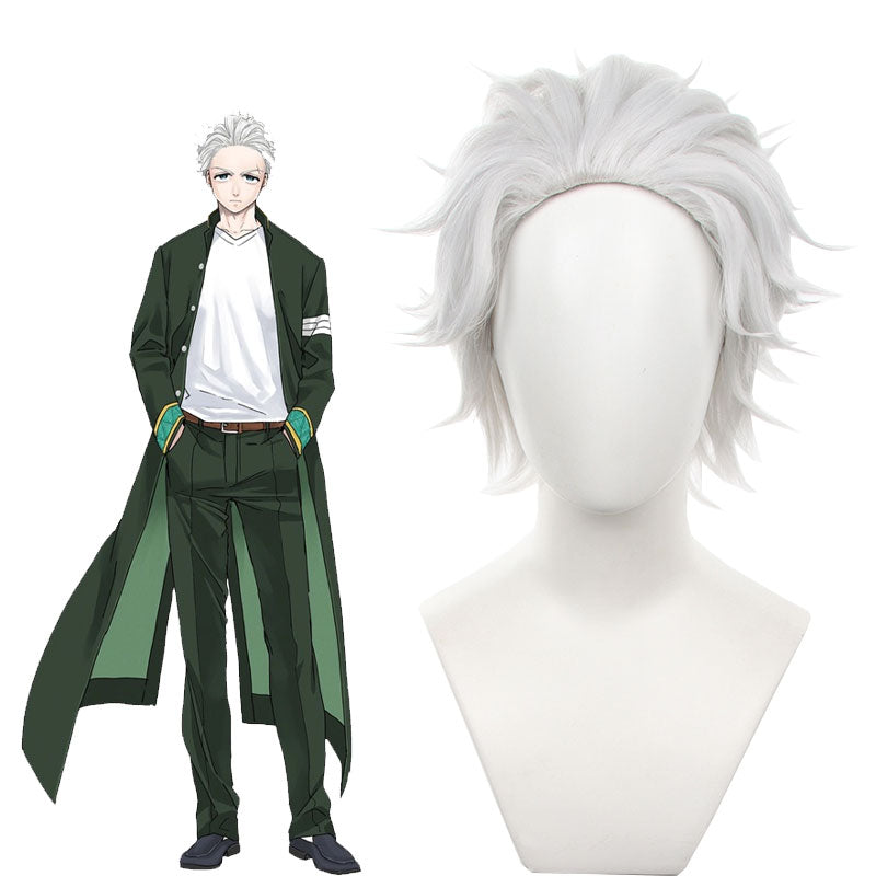 Hajime Umemiya White Straight Wig - Wind Breaker Cosplay Wig