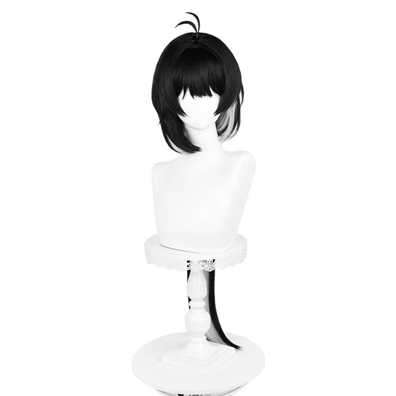 Rover Build Female Black Grey Wig - Wuthering Waves Cosplay Wig