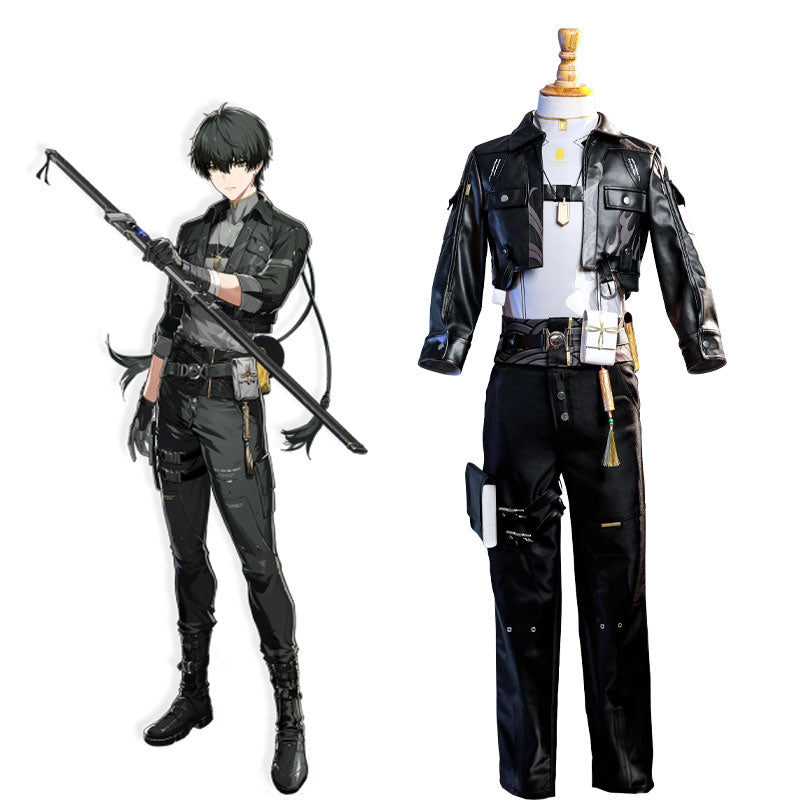 Male Rover PU Cosplay Costume - Wuthering Waves Full Set