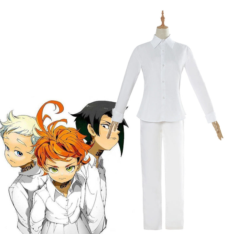 The Promised Neverland Norman & Ray Cosplay Costume - Pants Top Uniform Set