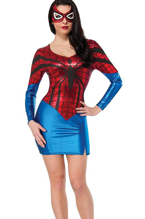 Rolecos SpiderWoman Halloween Costume - Sexy Cosplay