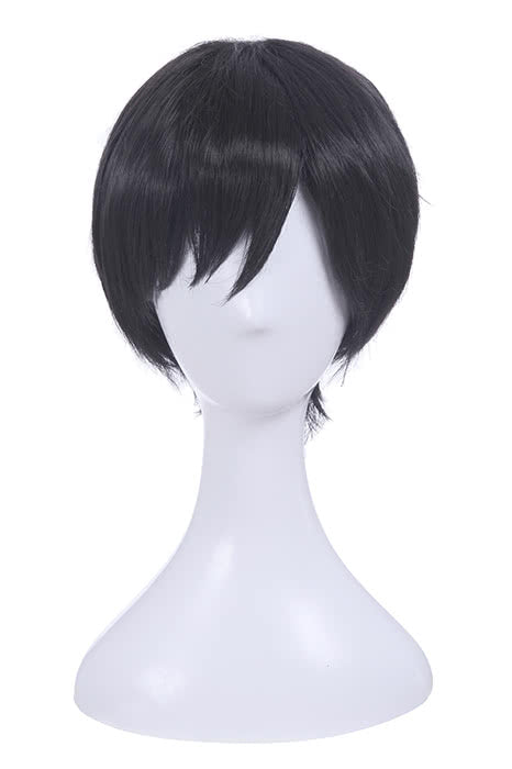 Yuri Katsuki Cosplay Wig - YURI!!! on ICE Short Black Wig