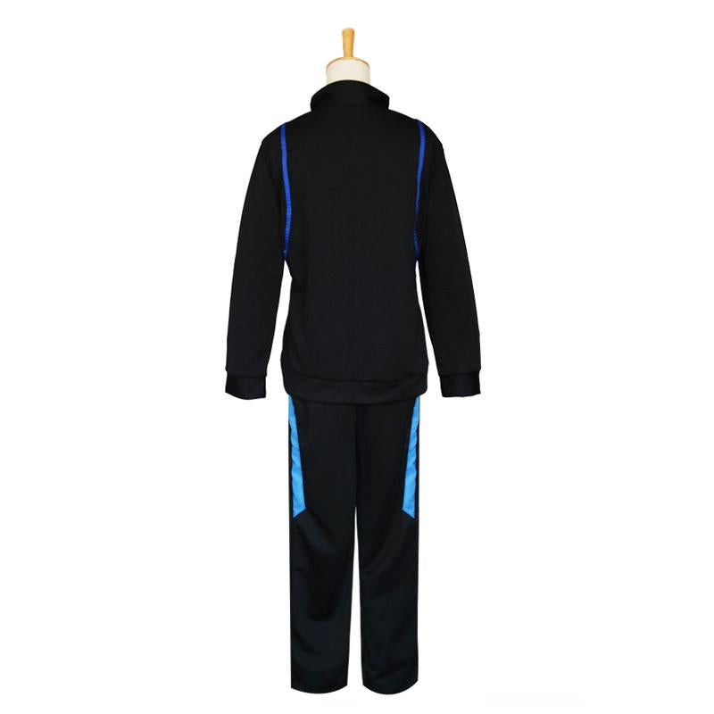 Yuri Katsuki Dark Blue Sportswear Suit - Yuri on Ice Cosplay Top and Pants