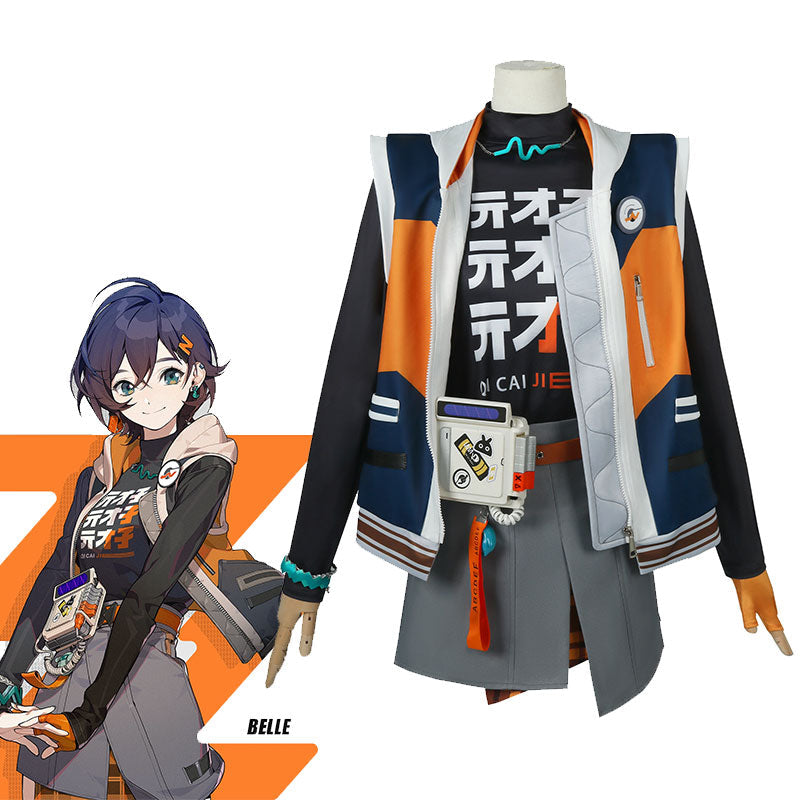 Zenless Zone Zero Belle Cosplay Costume - Full Set Outfit
