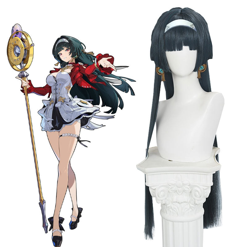 Zenless Zone Zero Astra Yao Cosplay Wig - Smoky Green Wig