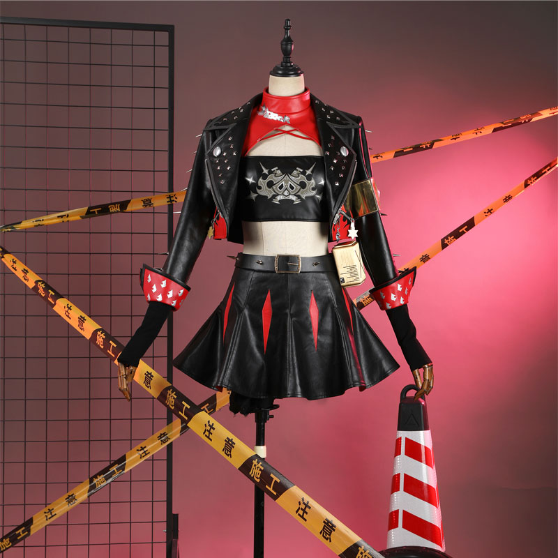 Zenless Zone Zero Burnice White Cosplay Costume - Punk Style Full Set
