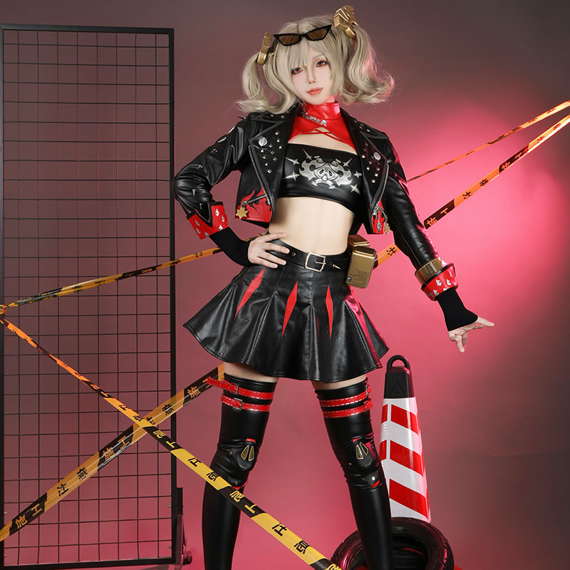 Zenless Zone Zero Burnice White Cosplay Costume - Punk Style Full Set