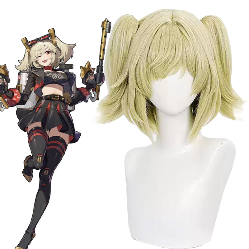Zenless Zone Zero Burnice White Cosplay Wig - Blonde Wig
