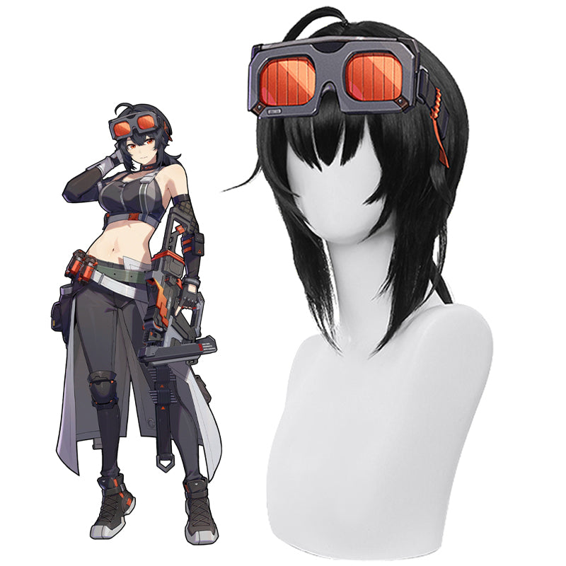 Zenless Zone Zero Grace Howard Cosplay Wig - Black Wig