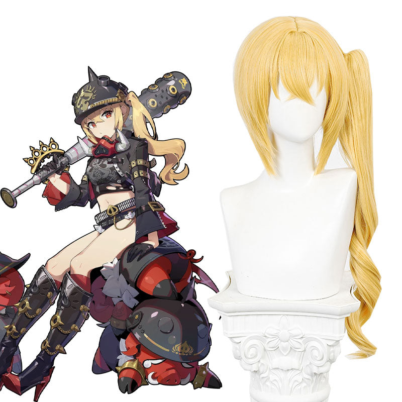 Zenless Zone Zero Lucy Blonde Cosplay Wig - Curly Game Wig