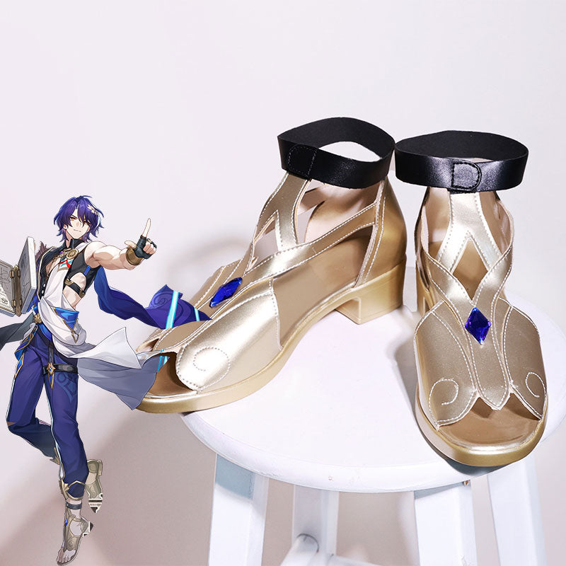 Cosplay Store Dr. Ratio Golden Shoes - Honkai: Star Rail