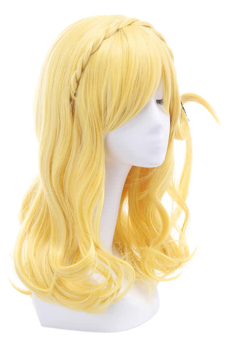 High Quality Cosplay Wigs Ohara Mari Bright Yellow Wig - LoveLive Sunshine