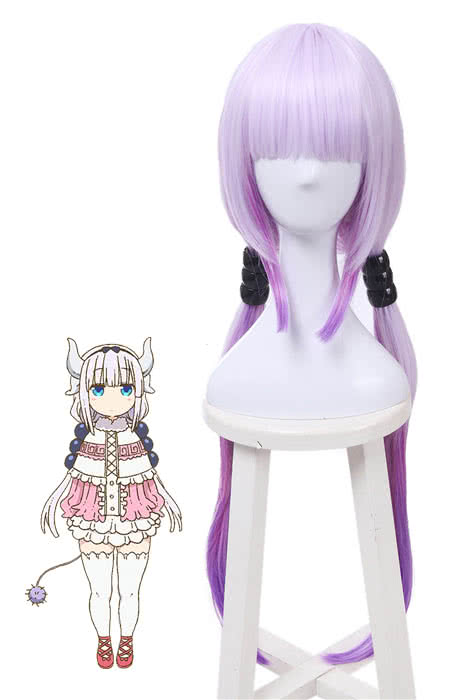 OROCOSPLAY Kanna Kobayashi Purple Long Wig - Miss Kobayashi's Dragon Maid