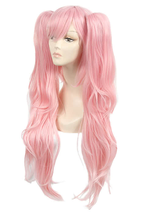 OROCOSPLAY Junko Enoshima Long Pink Curly Wig - Danganronpa