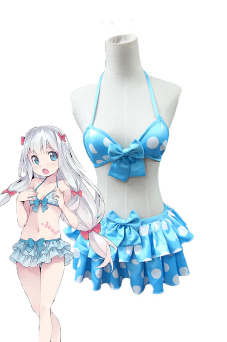 OROCOSPLAY Izumi Sagiri Blue Swimsuit Cosplay - Eromanga Sensei