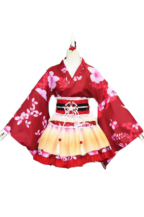 High Quality Anime Costumes Kousaka Honoka Kimono Costume - Love Live