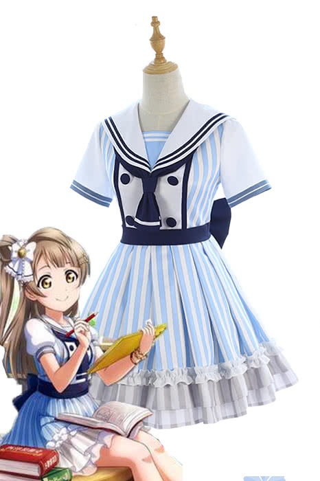 High Quality Anime Costumes Kotori Minami Pirate Set Cute Dress - Love Live