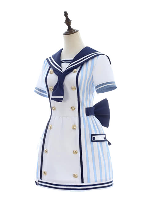 High Quality Anime Costumes Eli Ayase Pirate Set Cute Dress - Love Live