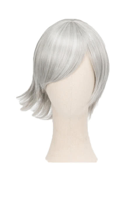 Rolecos Goshenite Short Gray Cosplay Wig - Land of the Lustrous Houseki no Kuni