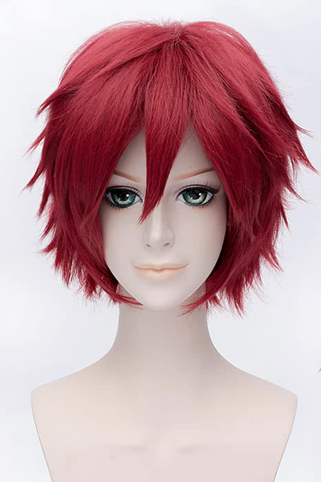 OROCOSPLAY Gaara Short Cosplay Wig - Naruto Wine Red Heat Resistant Fiber