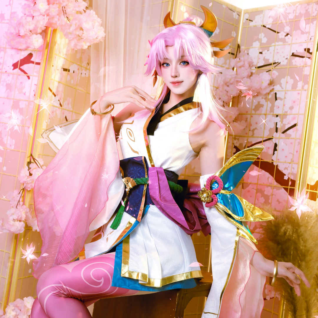 【Last Batch】Rolecosplay Prestige Spirit Blossom Lux Cosplay Costume LOL Outfit