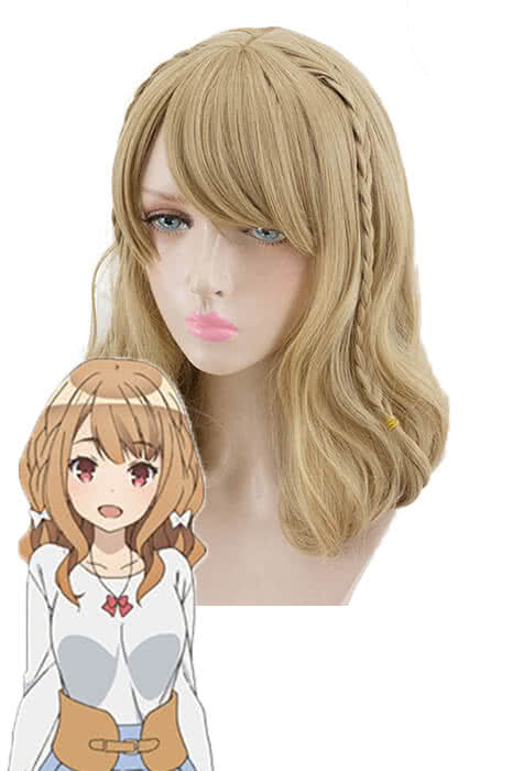A Sister's All You Need Miyako Shirakawa Long Brown Wave Cosplay Wig - 50cm