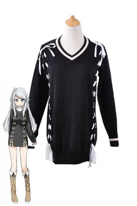 A Sister's All You Need Nayuta Kani Black Knit Sweater - Cosplay Costume Top
