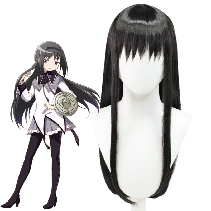 Akemi Homura Black Long Cosplay Wig - Puella Magi Madoka Magica