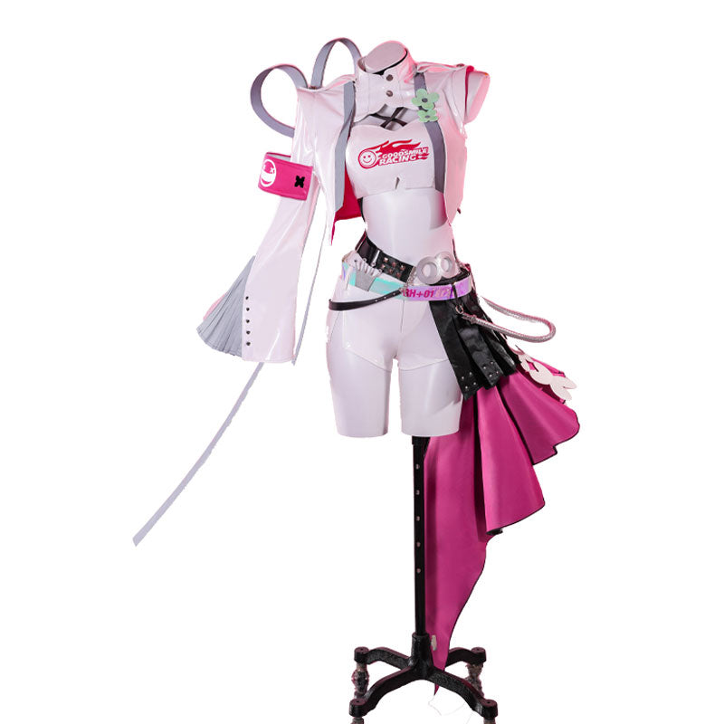 2025 Racing Virtual Idol Reflective Costume - Leather Petal Headpiece Sizes XS-XXL