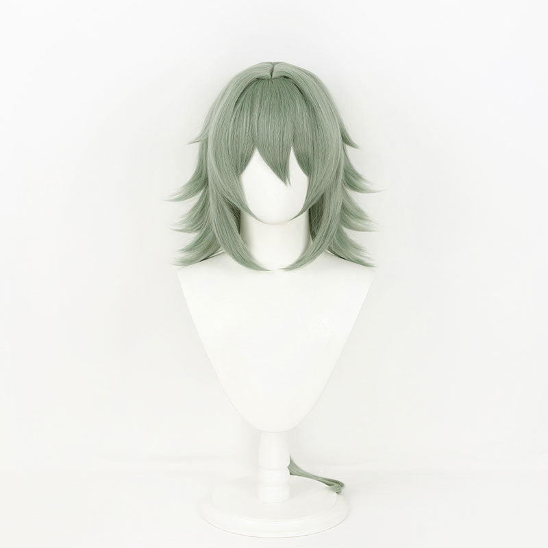 Zenless Zone Zero Caesar King Cosplay Wig - Long Green Wig