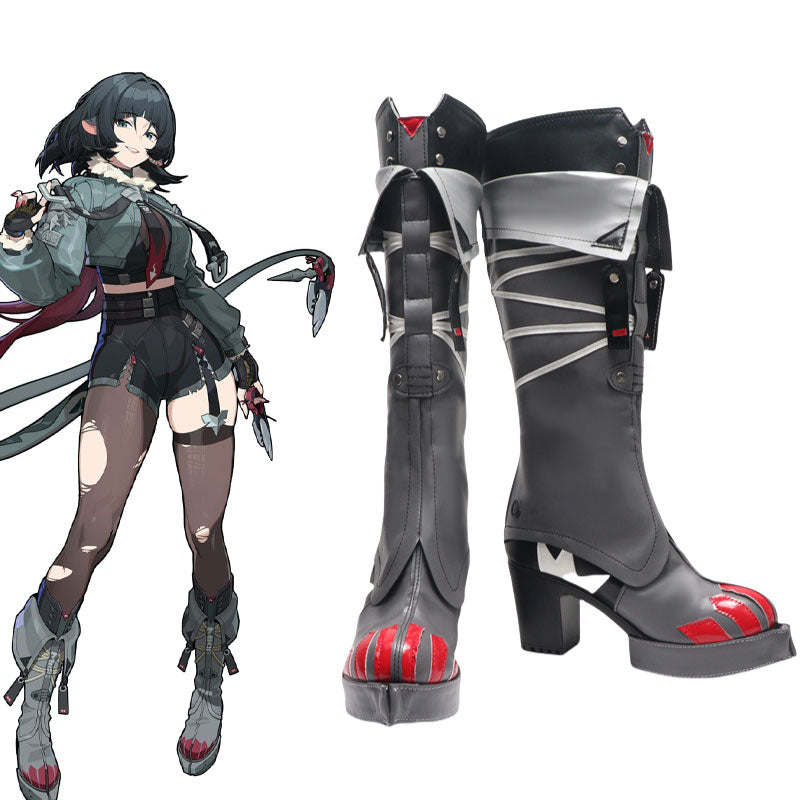 Zenless Zone Zero Jane Doe Cosplay Shoes - Character Boots