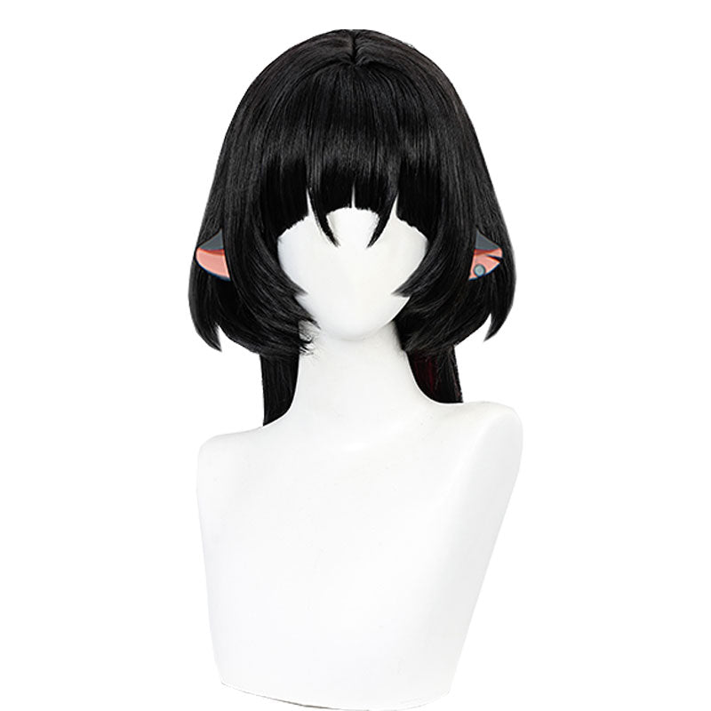 Zenless Zone Zero Jane Doe Cosplay Wig - Black Red Mixed Wig