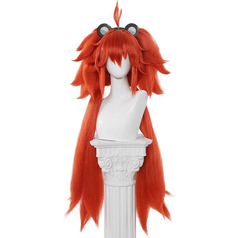 Zenless Zone Zero Koleda Belobog Cosplay Wig - Long Orange Wig